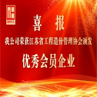 我公司榮獲省造價(jià)協(xié)會(huì)“優(yōu)秀會(huì)員企業(yè)”稱號